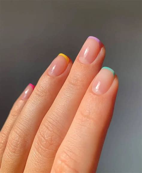 Id Es De Manucures Ongles Semi Permanents Pour French Tip