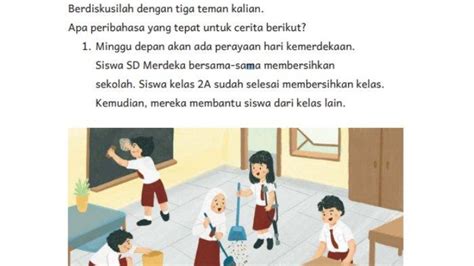 Kunci Jawaban Bahasa Indonesia Kelas 2 Halaman 128 Kurikulum Merdeka Peribahasa Halaman All