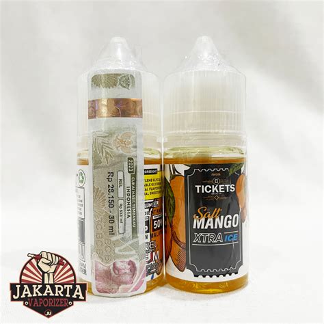 Jual Salt Ejm Tickets Mango Xtra Ice Saltnic Ml Mg Mg By Ejm