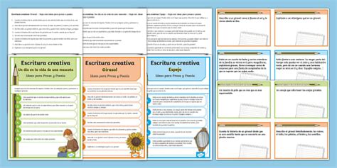 Pack De Recursos Ideas Para La Escritura Creativa Twinkl