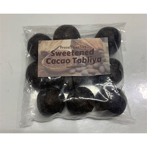 Pure Cacao Tablea Sweetened Shopee Philippines