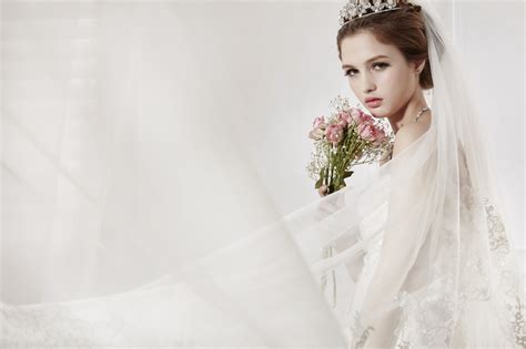 Wallpaper Women Model Photography Wedding Dress Brides Woman