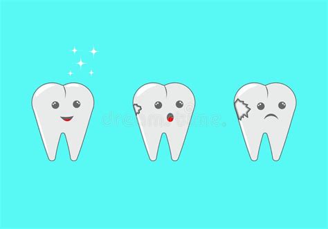 Diagram Tooth Caries Stages Stock Illustrations 58 Diagram Tooth