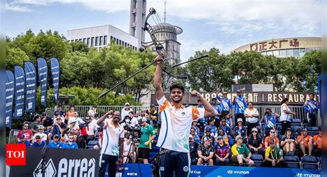 Prathamesh Jawkar Shocks World No 1 To Win Maiden Archery World Cup