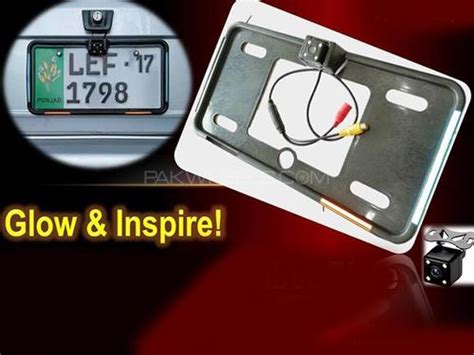 Buy Car Neon Number Plate Frame With Back Camera In Pakistan Pakwheels