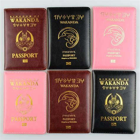 Wakanda Passport Holder Wakanda Passport Covers Leather Passport Holder Fashion Aliexpress