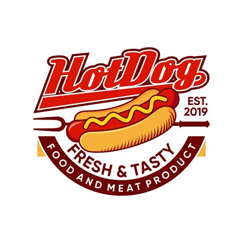 Hot Dog Logo Vector Illustration 7922664 Vector Art at Vecteezy