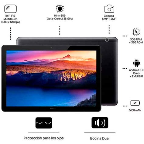 Tablet Huawei Mediapad T Ags W Gb Gb Fhd Octa Core Negro