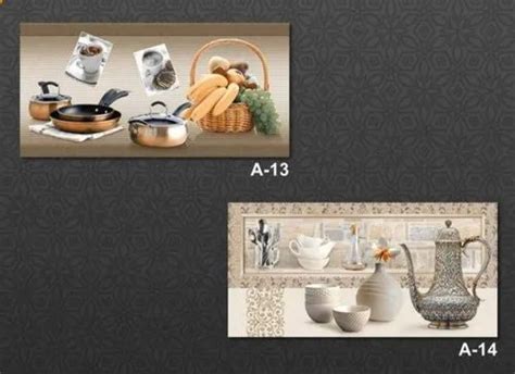 Ceramic Designer Kitchen Wall Tile Thickness 10 12 Mm Size Medium At Rs 200square Feet In