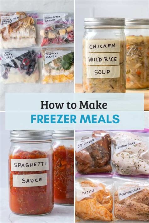 How to Make Freezer Meals for Families {With Recipes} - Feel Good Foodie