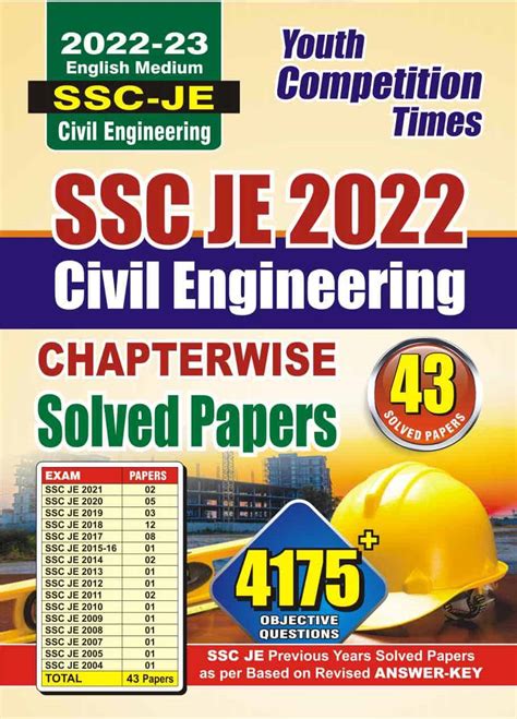 YCT Civil Engineering Solved Papers PDF For SSC JE RRB JE