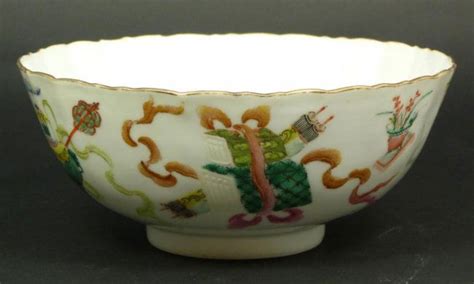 Chinese Famille Verte Daoguang Porcelain Bowl Lot 7