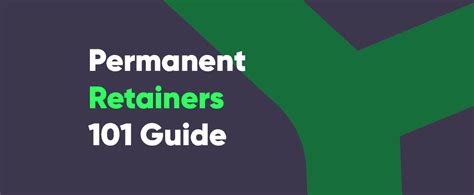 What Is a Permanent Retainer? 101 Guide | Mewing.coach