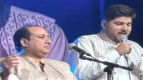 Rahat Fateh Ali Khans Son Shahzaman Resembles Shahenshah E Qawwali Nusrat Fateh Ali Khan In