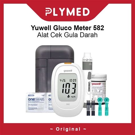 Jual Yuwell Blood Glucose Meter Set Alat Cek Gula Darah Shopee