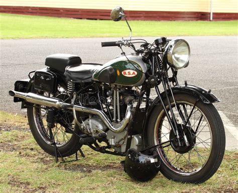 Restored Bsa Motorcycle Editorial Image Image Of Motorcycling 34495605