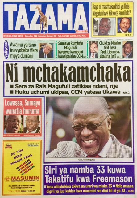 Pitia Vichwa Vya Magazeti Ya Leo Udaku Special