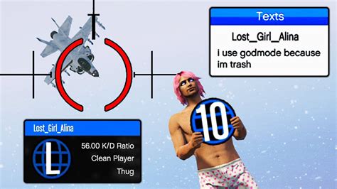 Level Destroys Kd Godmode Griefer Ragequits Gta Online Youtube