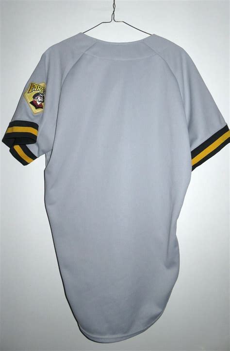 Authentic Rawlings Pittsburgh Pirates Road Gray Jersey 40 Small Barry