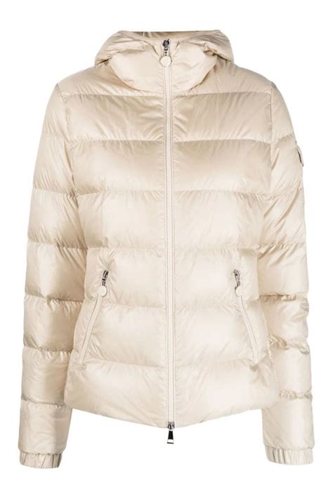 Moncler Womens Gles Jacket Beige Clothing From Circle Fashion Uk