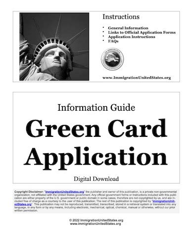 Green Card Application Instructions U S Immigration Information