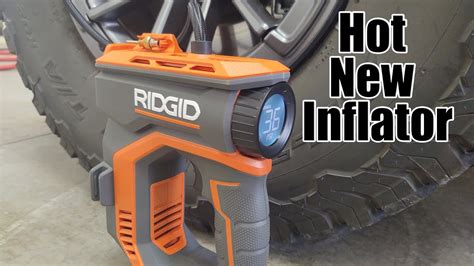 Ridgid 18 Volt Hybrid Digital Inflator Review Model R87044 Youtube