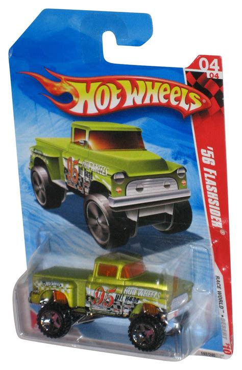 Hot Wheels Race World Desert Green Flashsider Toy Truck Walmart