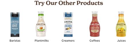 Amazon Califia Farms Cinnamon Roll Oat Milk Coffee Creamer