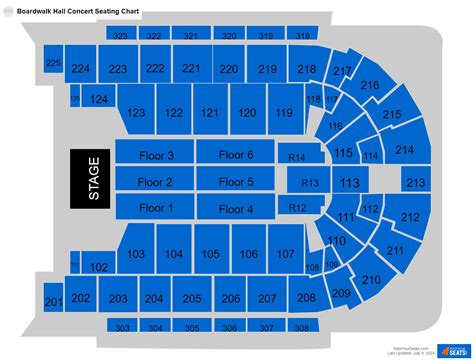 Boardwalk Hall Seating Chart - RateYourSeats.com