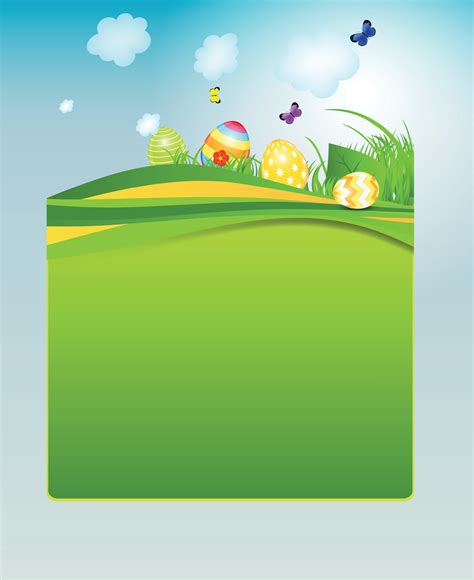 Happy Easter Spring Background Vector Illustration 8331660 Vector Art ...