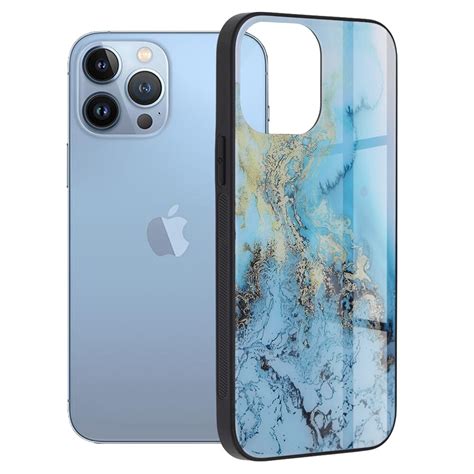 Калъф Techsuit съвместим с Iphone 13 Pro Max Blue Ocean Emag Bg