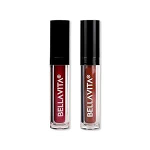 Buy BELLAVITA Perfect Pairing Duo Kiss Proof Liquid Lipstick Cherry Pop Dreamy Nude