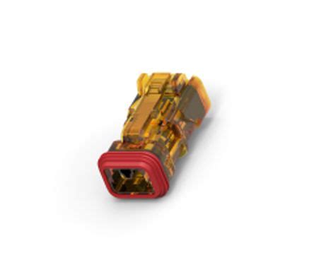 Deutsch DT06-2S-SDT-CE27 корпус роз'єму, Plug, 1 Row, 2 Way, LED ...