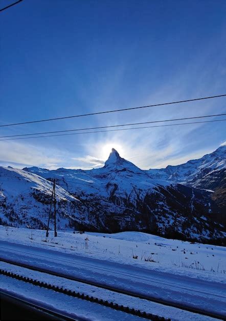 Premium Photo | Mount matterhorn at sunrise