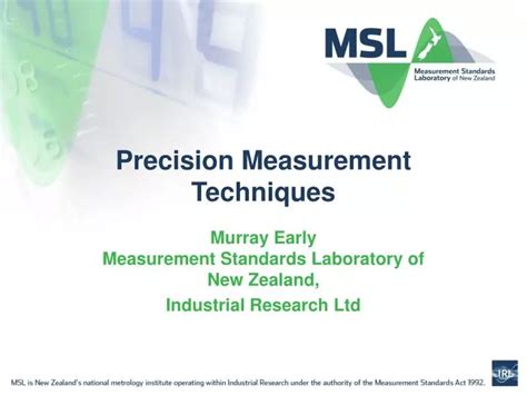 Ppt Precision Measurement Techniques Powerpoint Presentation Free