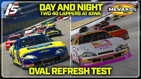 Arca Oval Refresh Test Twin 40s Daynight Iracing Nascar Youtube