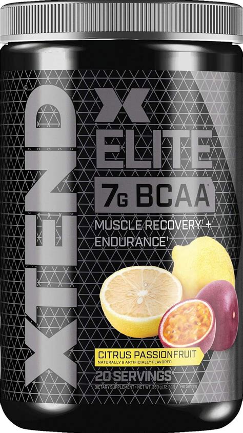 XTEND Elite BCAA Powder Island Punch Fusion Recovery Endurance