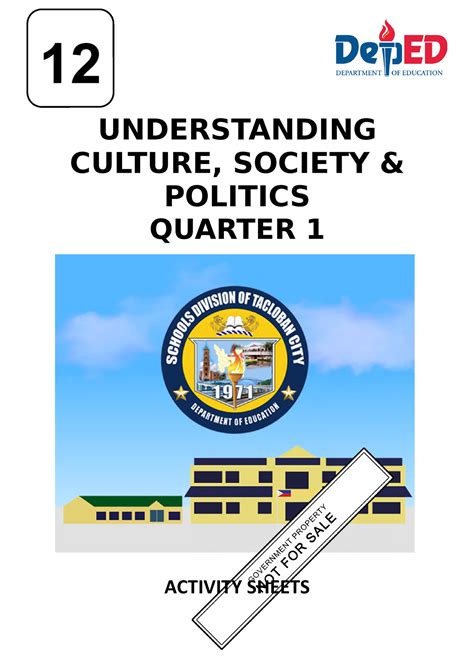 Understanding Culture Society Politics Grade 12 Understanding Culture Society And Politics