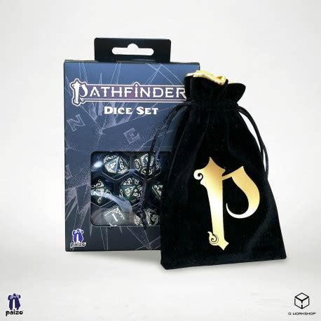 The Bundle Pathfinder Dice Set Arcadia Pathfinder Velour Dice Bag