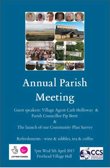 Annual Parish Meeting 2017 Fivehead Village