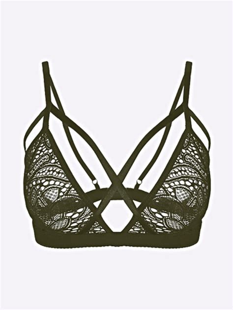 Sexy Strappy Push Up Lace Bra