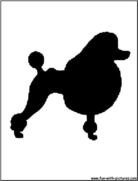 Poodle Silhouette Silhouette Stencil Silhouette Free Human Silhouette