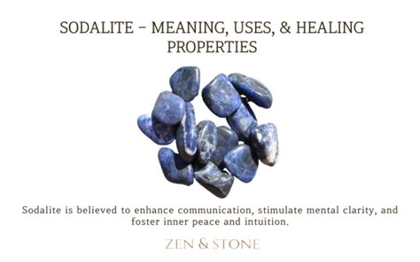 Sodalite Meaning Uses Healing Properties Zen And Stone