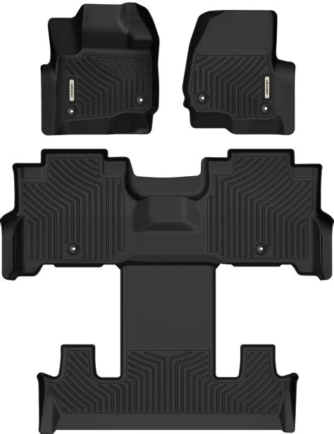 Altravos Floor Mats And Trunk Mat For Ford Expedition Max 2018 2023 2024 7 Seats 2nd