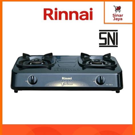 Jual RINNAI RI 302S RI 302 S Kompor Gas 2 Tungku Sun Burner Hemat