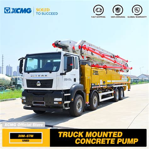 XCMG Schwing Used HOWO Chassis China 58m Concrete Pump Truck Hb58V