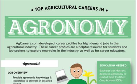 Top Agricultural Careers In Agronomy