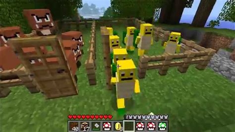 Minecraft Super Mario Mod Motgame