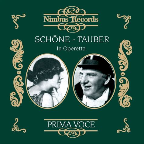 Sch Ne And Tauber In Operetta Album By Richard Tauber Lotte Sch Ne