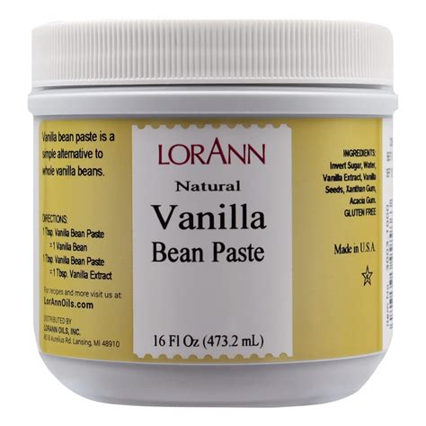 Lorann Natural Vanilla Bean Paste Ounce Gousse De Vanille Th